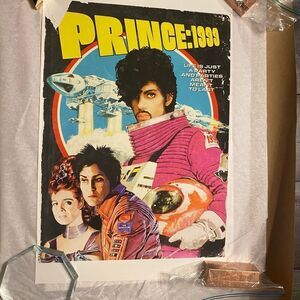 Prince art prints 1999 and Little Red Corvette